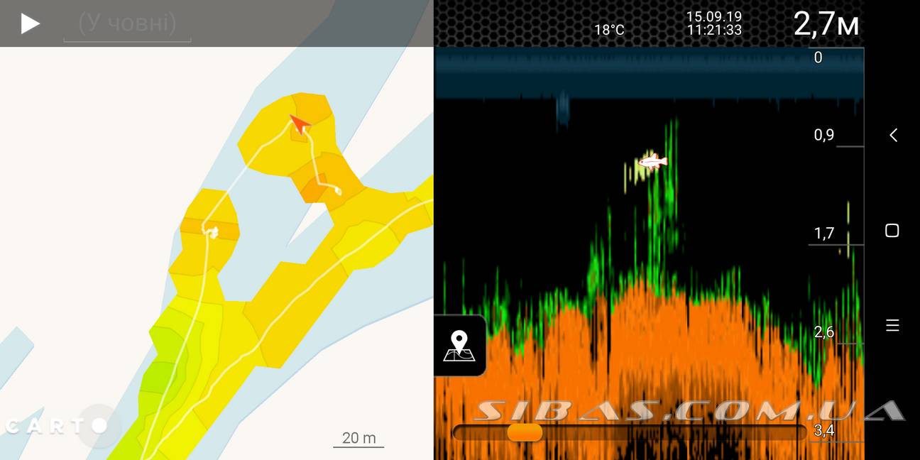 особенности эхолота deeper на каяке сибас рыбацкий составляем карты для зимы